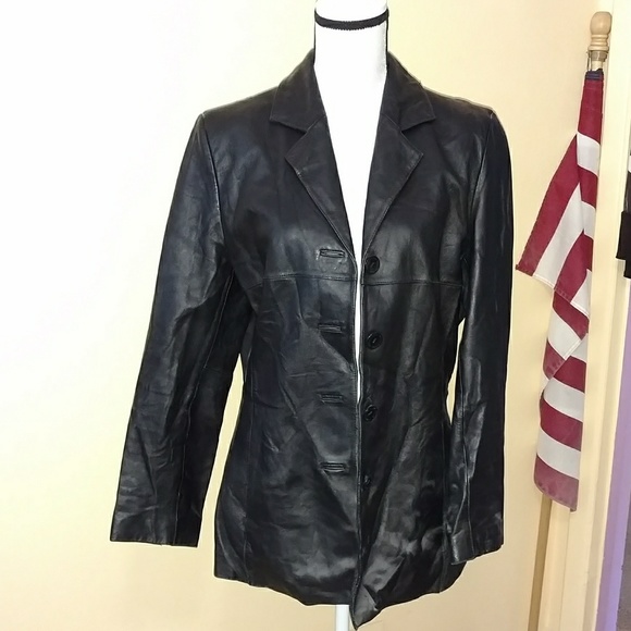 Wilsons Leather Jackets & Blazers - Wilsons leather black soft leather jacket